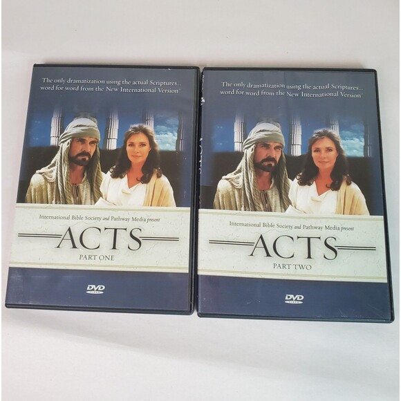 Acts Part 1/2 (DVDs) International Bible Society Home School Bible NIV UNTESTED - Picture 1 of 11